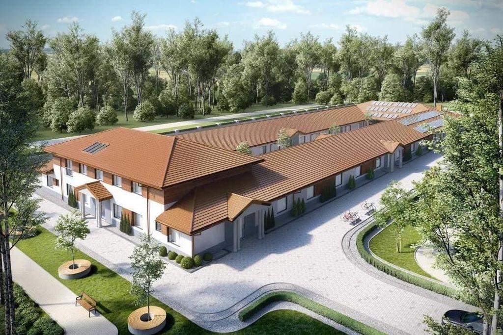 Wizualizacja domu opieki Przystań.